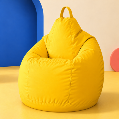 Pouf extérieur Jaune — décor funky
