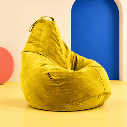 Pouf Jaune — décor funky